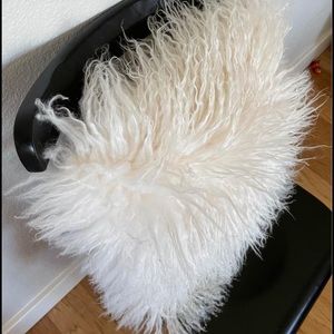 West Elm Mongolian Lamb Pillow Cover